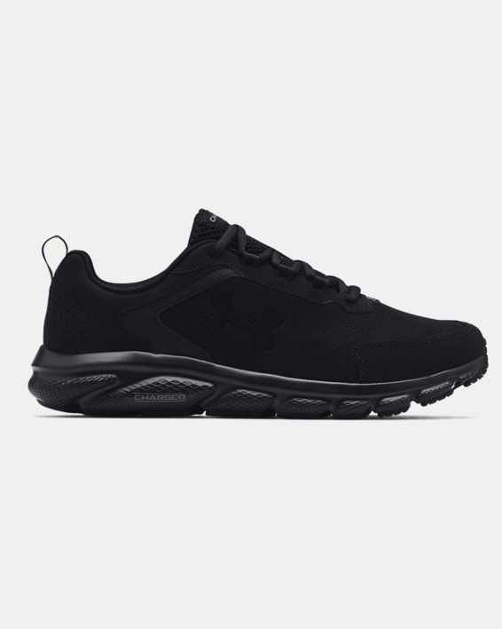 Men's UA Charged Assert 9 Wide 4E Running Shoes, Black, pdpMainDesktop image number 0